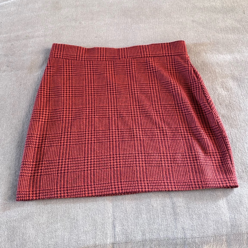 Free People Houndstooth Mini Skirt - Picture 3 of 6